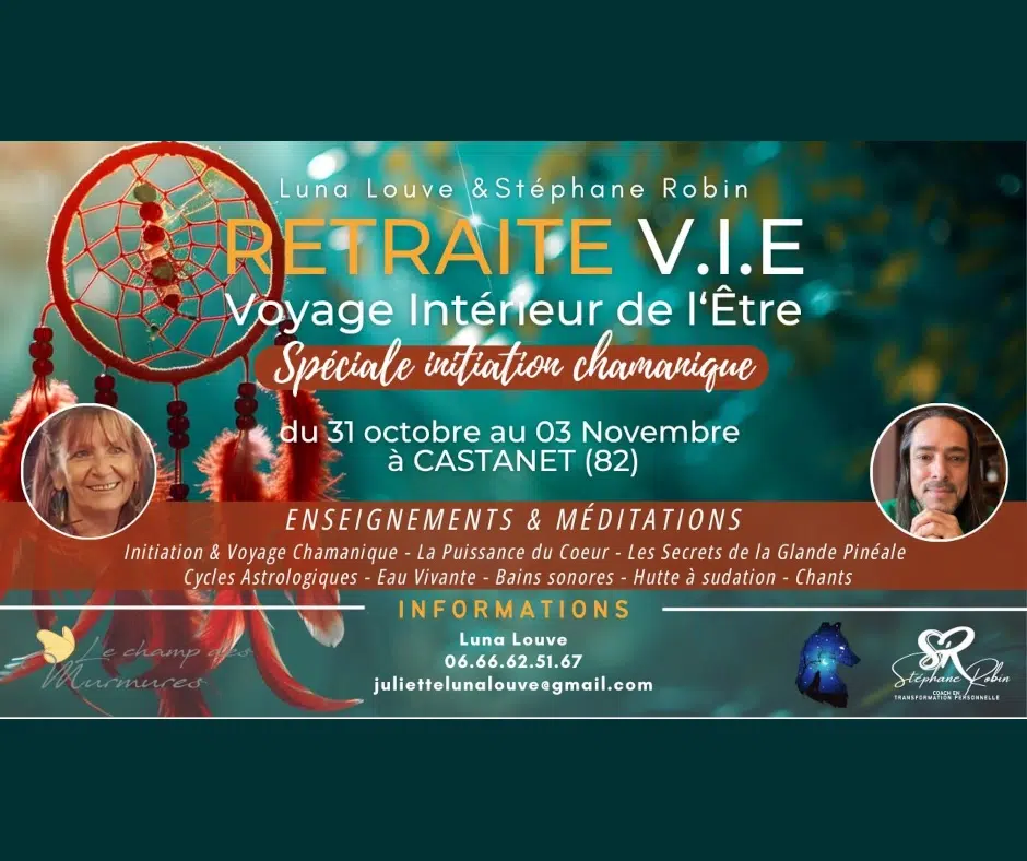 Affiche Retraite Voyage Intérieur de l'être